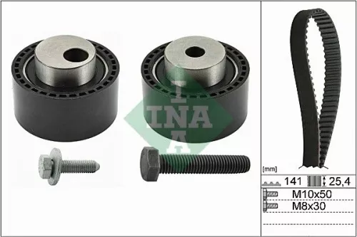 Ina Timing Belt Kit For Chevrolet Citroën Fiat Peugeot Suzuki 206 306 406 806 Be