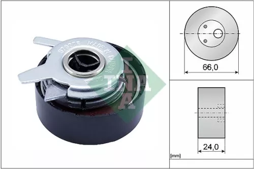 Ina Timing Belt Tensioner Pulley For Volvo Vw 850 Lt 28-35 Lt 28-46 S70 S80 Tran