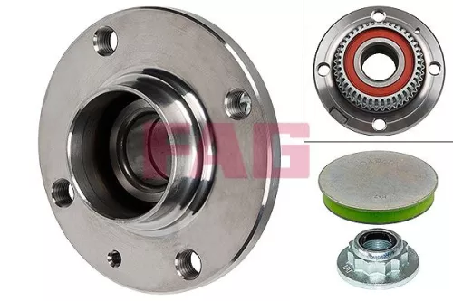Fag Rear Wheel Bearing Kit For Audi Seat Vw A3 Caddy Inca