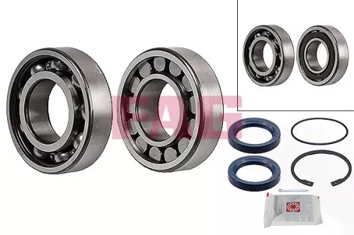Fag Rear Wheel Bearing Kit For Porsche Vw 1500 1600 181 924 944 Kaefer Karmann G