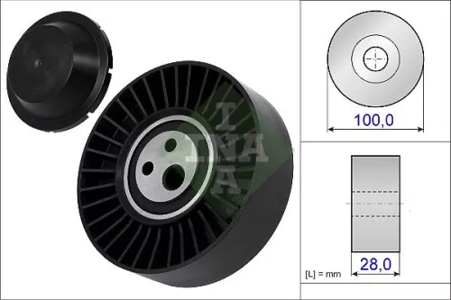 Tensioner Pulley, V-ribbed belt