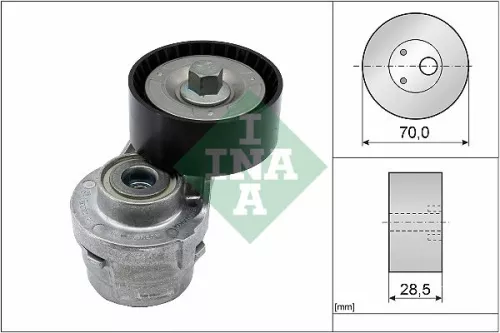 Ina Belt Tensioner V-ribbed Belt For Fiat Iveco Daily Ducato