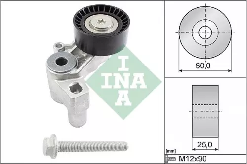 Ina Belt Tensioner V-ribbed Belt For Citroën Fiat Lancia Peugeot Suzuki 206 206 
