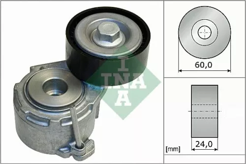 Ina Belt Tensioner V-ribbed Belt For Citroën Fiat Peugeot Suzuki 206 206 Van 306
