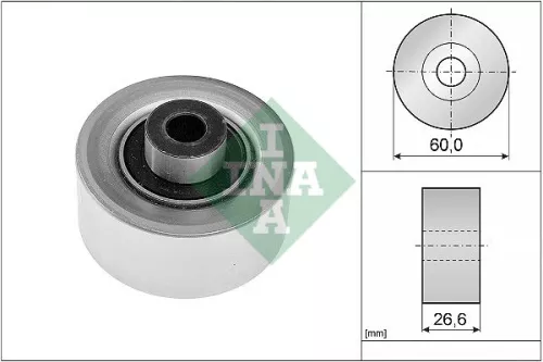 Ina Deflection Idler Guide Pulley V-ribbed Belt For Ford Tourneo Connect Transit Conne