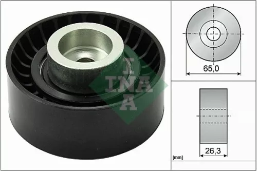 Ina Deflection Idler Guide Pulley V-ribbed Belt For Citroën Fiat Ford Ford (Jmc) Ford 