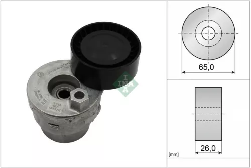 Ina Belt Tensioner V-ribbed Belt For Dacia Lada Mahindra Renault Nissan Renault 