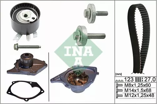 Ina Water Pump & Timing Belt Kit For Nissan Renault Suzuki Almera Clio Jimny Kan
