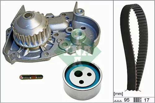 Ina Water Pump & Timing Belt Kit For Renault 19 Clio Rapid
