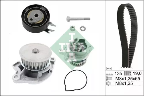 Ina Water Pump & Timing Belt Kit For Seat Vw Arosa Cordoba Ibiza Lupo Polo Voyag