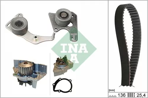 Ina Water Pump & Timing Belt Kit For Citroën Fiat Peugeot 205 306 406 806 Berlin