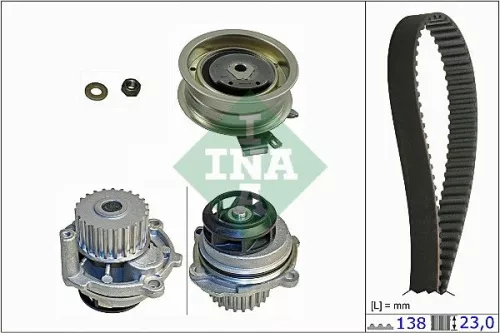 Ina Water Pump & Timing Belt Kit For Audi Seat Skoda Vw A3 A4 Altea Altea Xl Bor