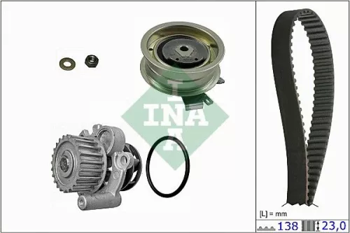 Ina Water Pump & Timing Belt Kit For Besturn (Faw) Seat Skoda Skoda (Svw) Vw Vw 