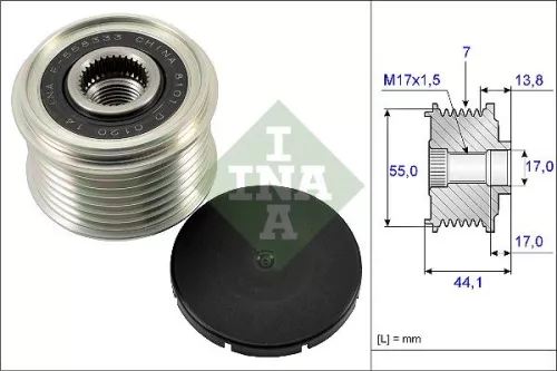 Ina Overrunning Alternator Clutch Pulley For Subaru Forester Impreza Legacy Outback Xv