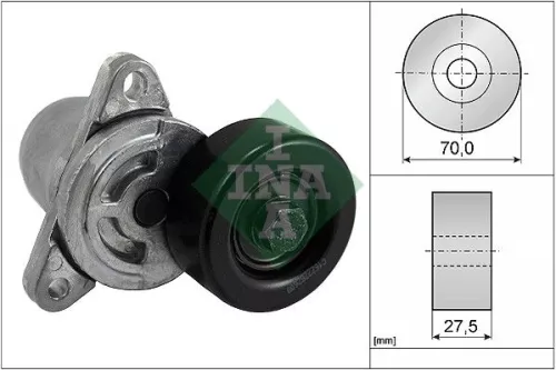 Ina Belt Tensioner V-ribbed Belt For Hyundai Kia Accent Carens Cee'd Cerato Elan