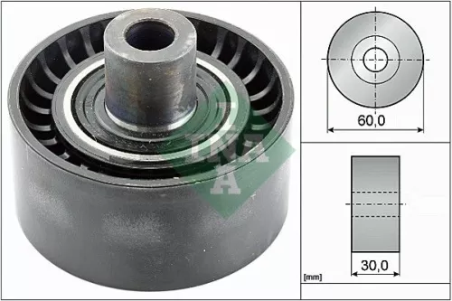 Ina Deflection Idler Guide Pulley V-ribbed Belt For Citroën Fiat Peugeot Toyota 206 20