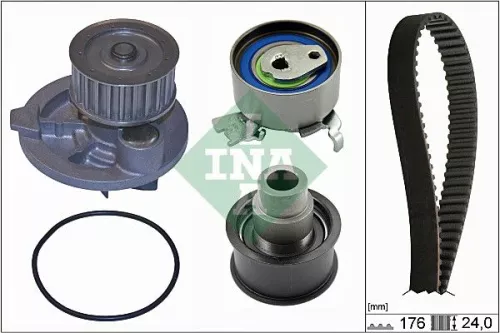 Ina Water Pump & Timing Belt Kit For Opel Vauxhall Astra Astramax Astravan Caval