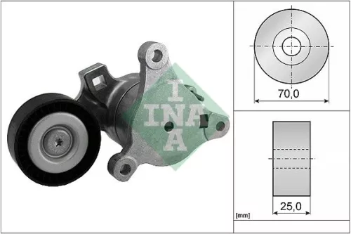 Ina Belt Tensioner V-ribbed Belt For Citroën Citroën (Df-psa) Peugeot Peugeot (D