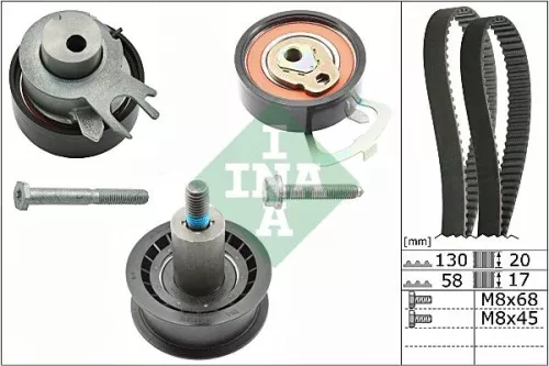 Ina Timing Belt Kit For Seat Skoda Vw Vw (Svw) Altea Xl Caddy Fabia Gol Golf Gol