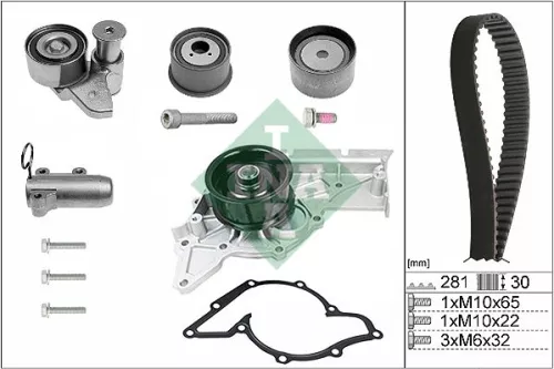 Ina Water Pump & Timing Belt Kit For Audi A4 A6 A8