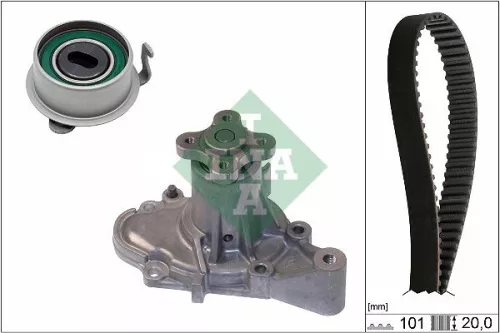 Ina Water Pump & Timing Belt Kit For Hyundai Atos Getz