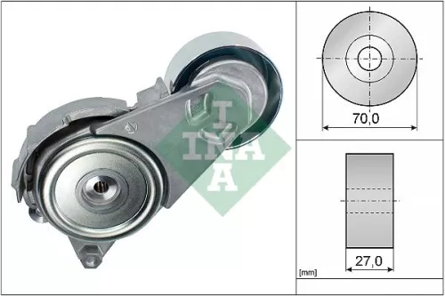 Ina Belt Tensioner V-ribbed Belt For Subaru Toyota Auris Auris Van Corolla Etios