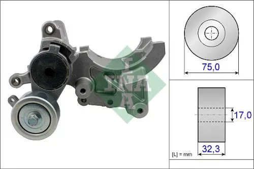 Ina Belt Tensioner V-ribbed Belt For Toyota Fortuner Land Cruiser 90 Land Cruise