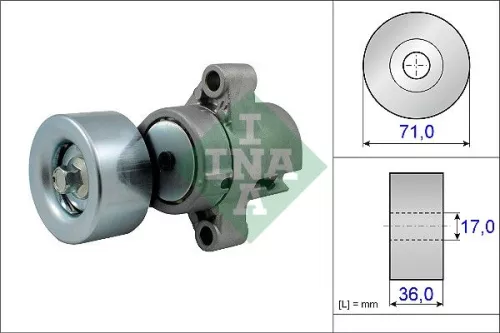 Ina Belt Tensioner V-ribbed Belt For Mazda 6