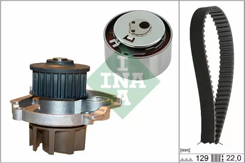 Ina Water Pump & Timing Belt Kit For Alfa Romeo Chrysler Fiat Ford Lancia Tata Z