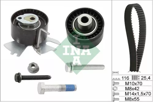 Ina Timing Belt Kit For Citroën Ds Fiat Ford Ford Australia Peugeot Toyota 3008 