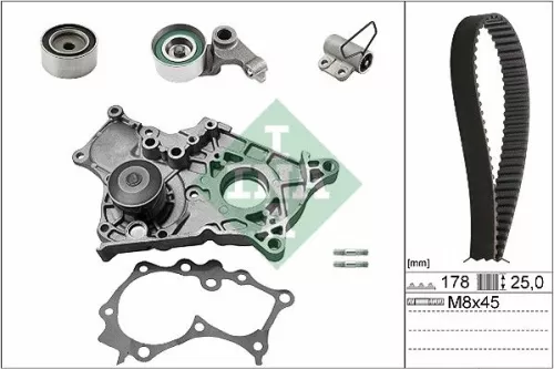 Ina Water Pump & Timing Belt Kit For Toyota Avensis Avensis Verso Corolla Previa