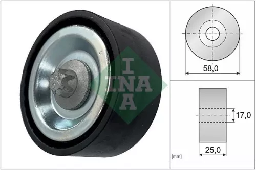 Ina Deflection Idler Guide Pulley V-ribbed Belt For Mercedes-benz A-class B-class