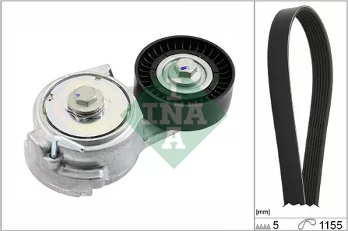 INA V-Ribbed Belt Set for FIAT PUNTO STILO