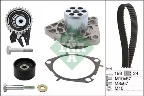 Ina Water Pump & Timing Belt Kit For Alfa Romeo Fiat 147 156 Gt Stilo