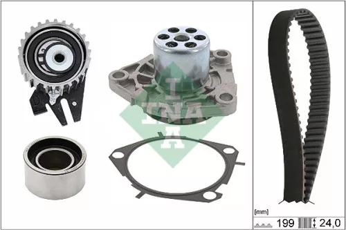 Ina Water Pump & Timing Belt Kit For Alfa Romeo Fiat Lancia 159 166 Brera Croma 