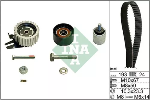 Ina Timing Belt Kit For Opel Saab Vauxhall 9-5 Astra Cascada Insignia Zafira Zaf
