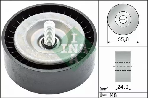 Ina Deflection Idler Guide Pulley V-ribbed Belt For Ford Ford (Changan) Ford Australia