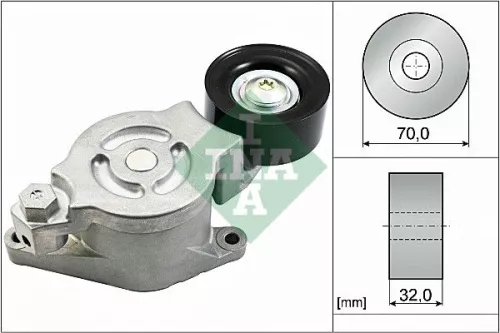 Ina Belt Tensioner V-ribbed Belt For Mazda 3 6 Cx-7
