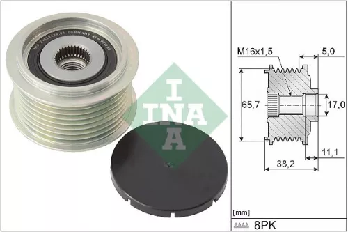 Alternator Freewheel Clutch