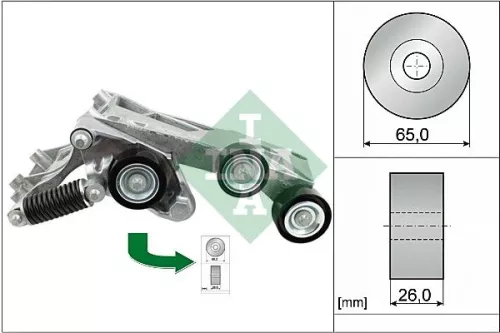 Ina Belt Tensioner V-ribbed Belt For Mercedes-benz A-class B-class