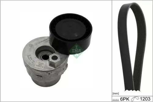 INA V-Ribbed Belt Set for DACIA MAHINDRA RENAULT NISSAN RENAULT CAPTUR CLIO CUBE