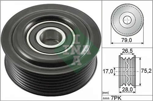 Ina Deflection Idler Guide Pulley V-ribbed Belt For Lexus Toyota Auris Avensis Corolla