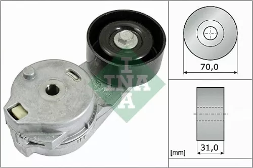 Ina Belt Tensioner V-ribbed Belt For Chevrolet Ford Usa Nissan Troller Vw F-250 