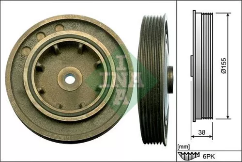 Ina Crankshaft Pulley for Nissan Opel Renault Vauxhall Interstar Laguna Mas