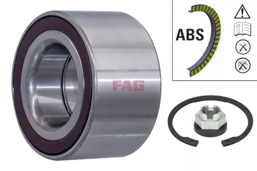 Fag Front Wheel Bearing Kit For Citroën Ds Fiat Opel Peugeot Vauxhall 3008 308 3