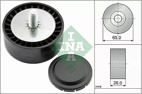 Ina Deflection Idler Guide Pulley V-ribbed Belt For Mercedes-benz C-class Glc S-class 