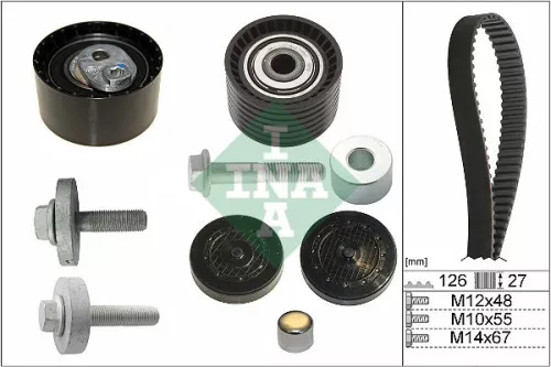 Ina Timing Belt Kit For Nissan Opel Renault Vauxhall Avantime Captur Clio Duster