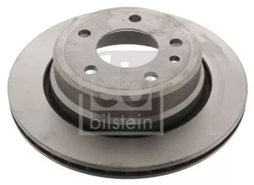 2x Febi Rear Internally Vented Brake Disc For Bmw 7 Series