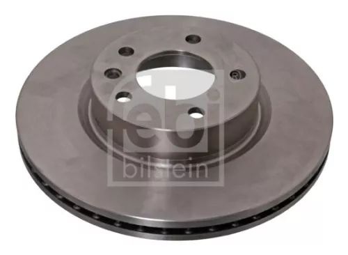 2x Febi Front Internally Vented Brake Disc For Opel Vauxhall Omega