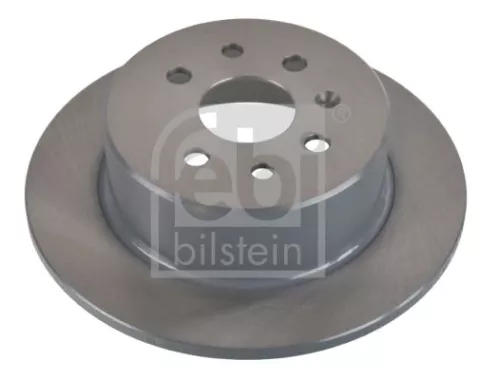 2x Febi Rear Solid Brake Disc For Opel Vauxhall Vectra